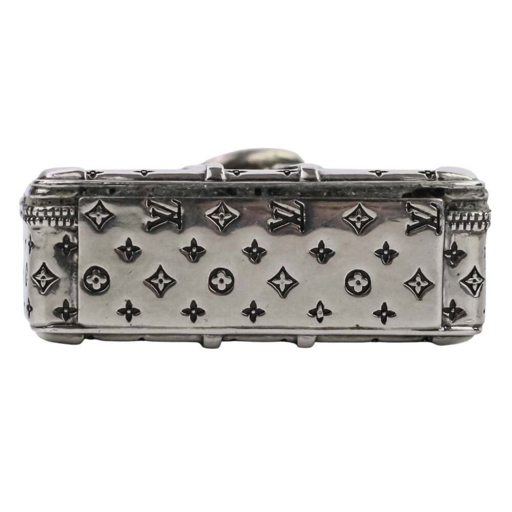 LOUIS VUITTON The Sirius Travel Monogram Bag Charm Key Ring M62717 Silver Col... - Picture 9 of 16